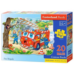 Puzzle Straż Pożarna 20 Dużych Elementów Castorland