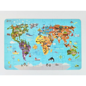 Classic World Puzzle Mapa Świata