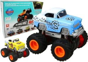 Auto 4X4 Klasyczny Model Na Dużych Kołach 4 Kolory