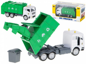 Śmieciarka Kontener Do Transportu Odpadów Model Z Metalu Die-Cast 1:50