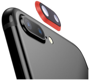 Szkło Obiektywu Aparat Czerwona Ramka Iphone 8 Plus
