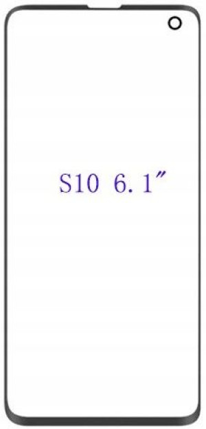 Szyba LCD przód z OCA Napraw Ekran Samsung S10