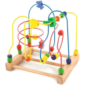 Drewniana Przeplatanka Sensoryczna Labirynt Edukacyjny Viga Toys