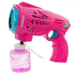 Pistolet Maszynka Do Robienia Baniek Zestaw +Płyn