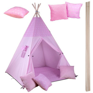 Namiot TIPI dla dzieci STABILNY Domek Wigwam Teepee PREMIUM