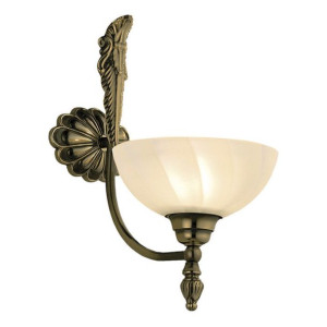 Ścienna lampa do sypialni CORDOBA retro kinkiet kopuła vintage patyna połys