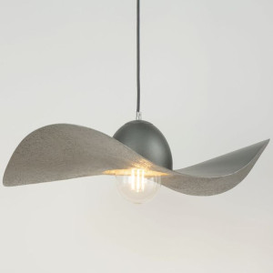 Metalowa lampa wisząca KAPELLO salonowy zwis srebrny nad wyspę