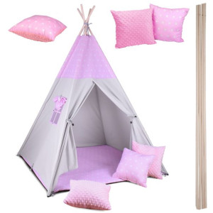 Namiot TIPI dla dzieci STABILNY Domek Wigwam Teepee PREMIUM