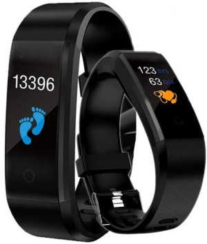 Opaska Sportowa Smartband Puls Zegarek Smart Band Czarna