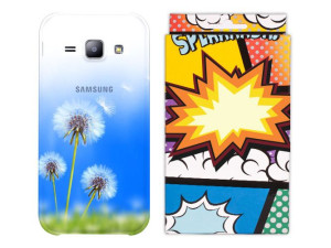 Sam Galaxy J1 Sm-j100 Etui Gradient Nadruk + Folia