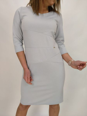 Elegancka Sukienka W Kolorze Jasnej Szarość