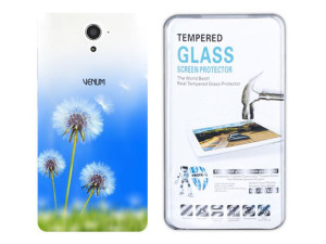 Myphone Venum Etui Gradient Nadruk Case + Szkło 9h