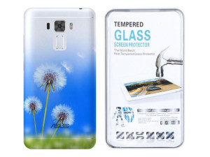 Zenfone 3 Laser Zc551kl Etui Gradient Nadruk Szkło