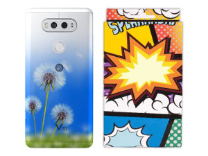 Lg V20 Etui Gradient Nadruk Kreatui Obudowa +folia