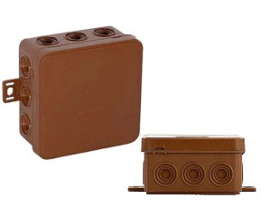 Puszka Natynkowa Hermetyczna 100x100mm Klik V7 Brąz
