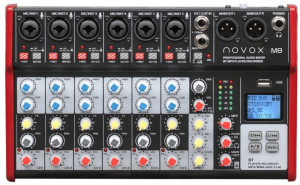 Novox M8 Mkii Mikser Analogowy 8 Kanałów
