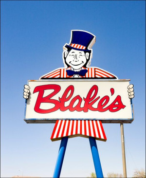Blake’s hamburger sign in Albuquerque, New Mexico