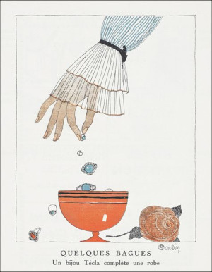 Quelques Bagues - plakat 60x80 cm