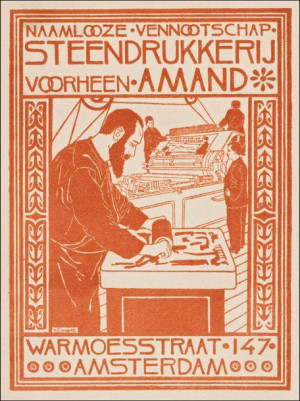 Advertentie van kledingzaak, Johann Georg van Casp