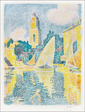 The Port, Saint–Tropez - plakat 61x91,5 cm