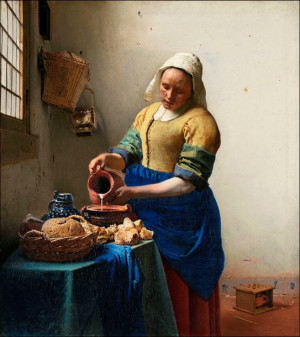 The Milkmaid - plakat 40x50 cm