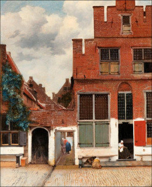 The Little Street - plakat 50x70 cm
