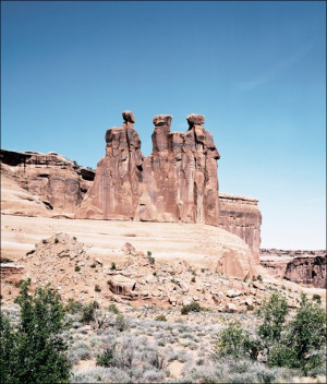 Three Gossips Formation, Arches National Park, Uta