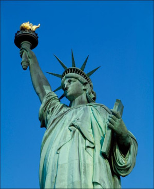 The Statue of Liberty. - plakat 20x30 cm