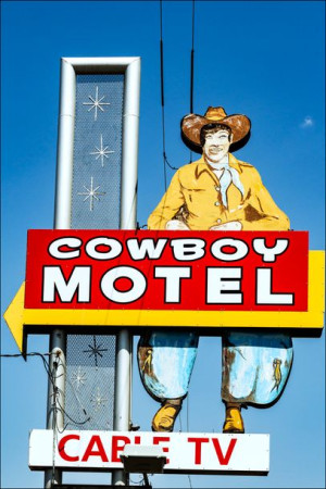 The Horseshoe Casino’s neon sign, Carol Highsmith