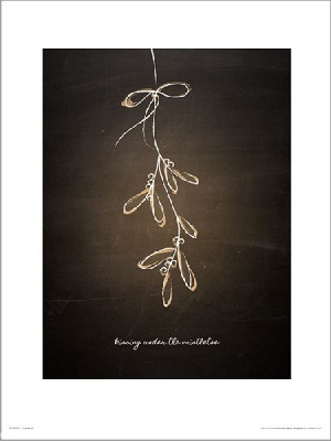Christmas Under Mistletoe - plakat premium 40x50 c