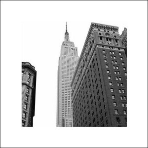 Empire State Building - plakat premium 40x40 cm