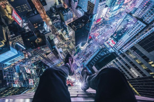 Na Krawędzi Nowy Jork Times Square - plakat 91,5x6