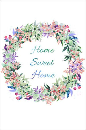 Home sweet home - plakat 70x100 cm