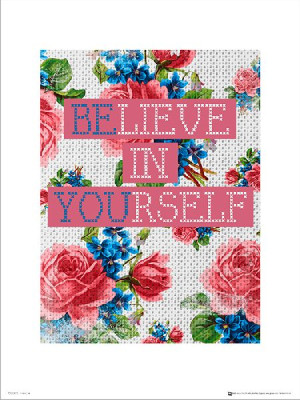 Believe In Yourself - plakat premium 30x40 cm