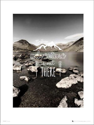 Adventure Out There - plakat premium 40x50 cm