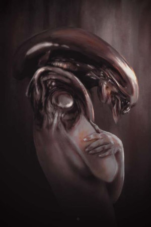 Alien - plakat premium 30x40 cm