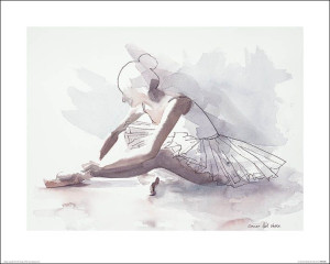 Balerina Le Début - plakat premium 50x40 cm