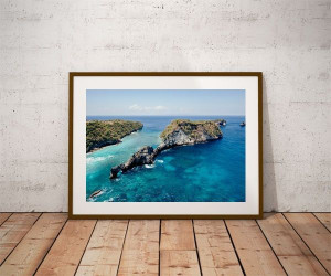 atuh beach - plakat premium 100x70 cm