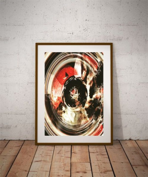 Abstrakcja IV - plakat premium 70x100 cm