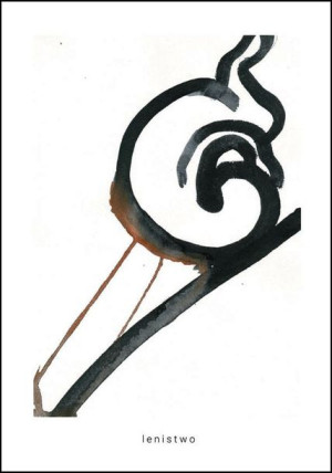 7. Lenistwo - plakat premium 40x60 cm