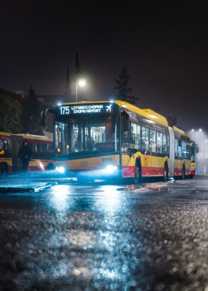 Autobus - plakat premium 50x70 cm