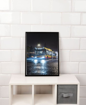 Autobus - plakat premium 70x100 cm