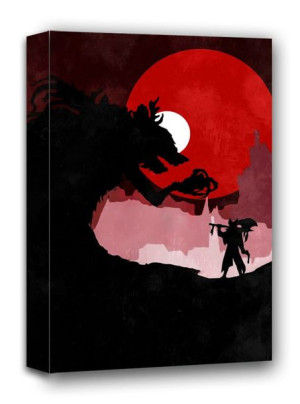Bloodborne Vintage - obraz na płótnie 50x70 cm