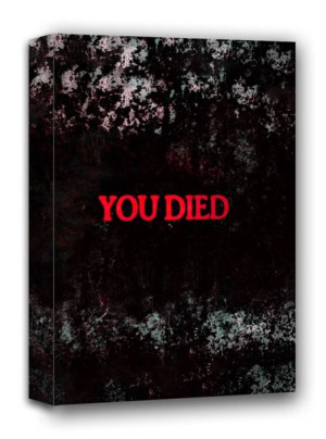 Dark Souls, YOU DIED - obraz na płótnie 70x100 cm