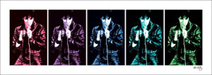 Elvis Presley 68 Comeback Special Pop Art - plakat