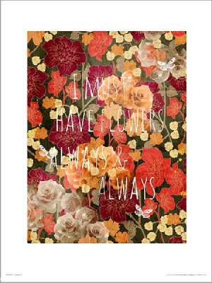 Flowers Always - plakat premium 30x40 cm