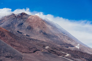 Etna szlak na szczyt - plakat premium 84,1x59,4 cm