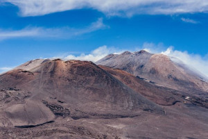 Etna Wulkan - plakat premium 30x20 cm