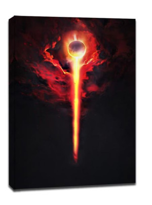 Dark Souls - The Dark Sign - obraz na płótnie 30x4