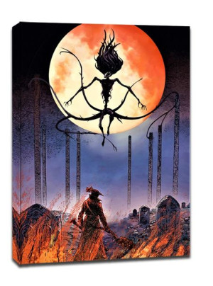 Bloodborne - The Last Hunt - obraz na płótnie 20x3